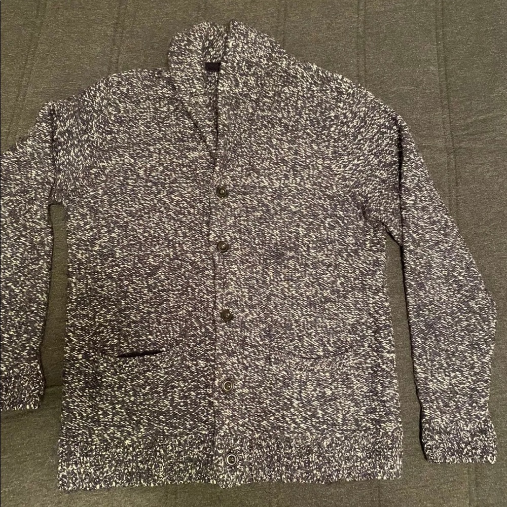 Men’s Abercombie Cardigan. With pockets. Soft wool